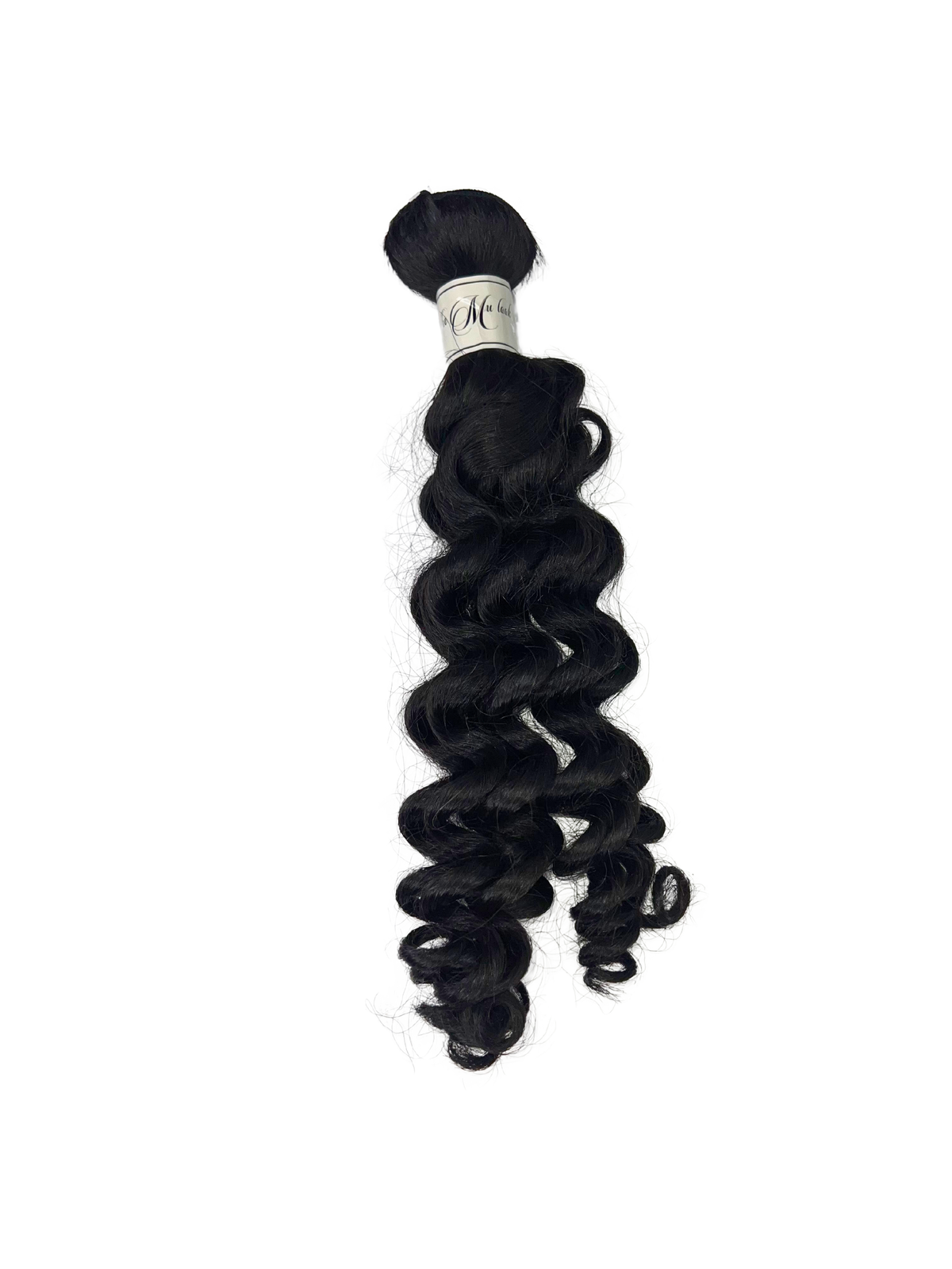 A single Deep Wave bundle laid flat, showing the wave pattern from weft to end